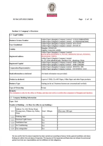 BV Certificate